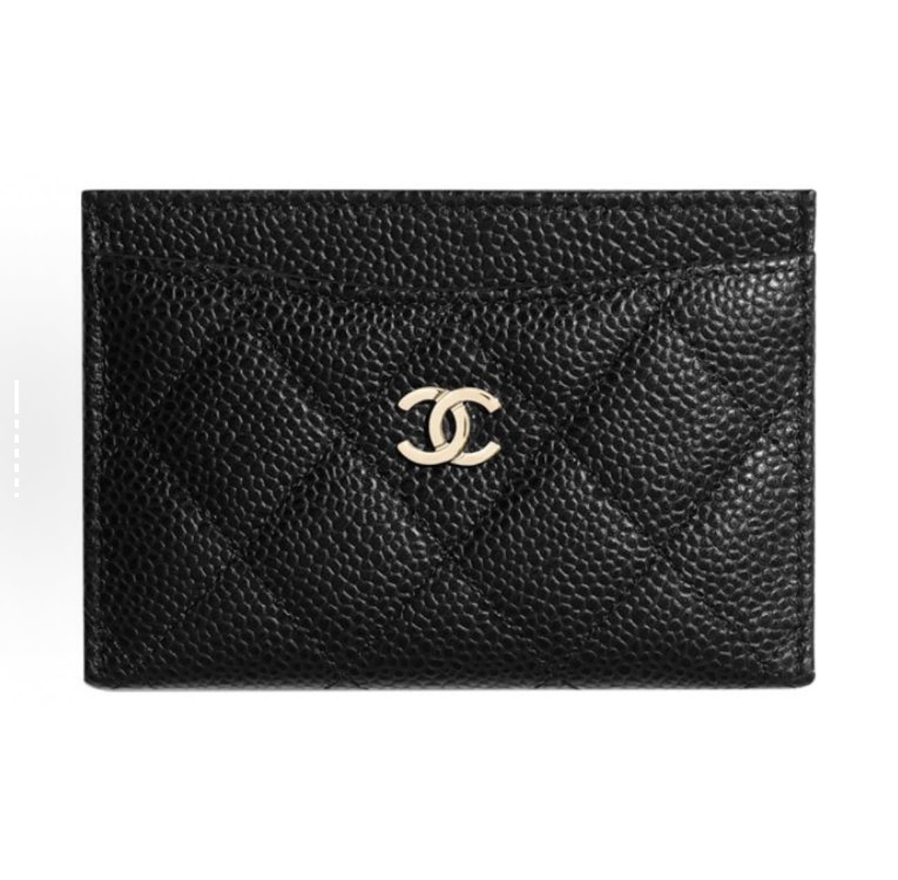Double C black card case