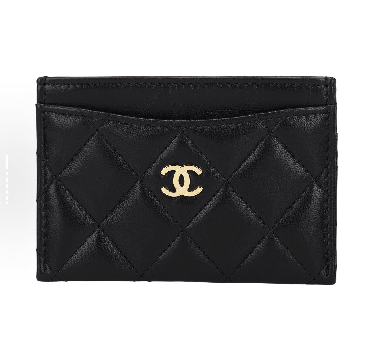 Double C black card case
