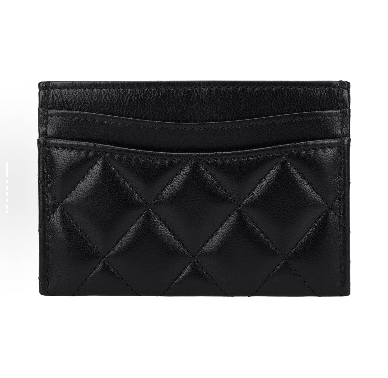 Double C black card case