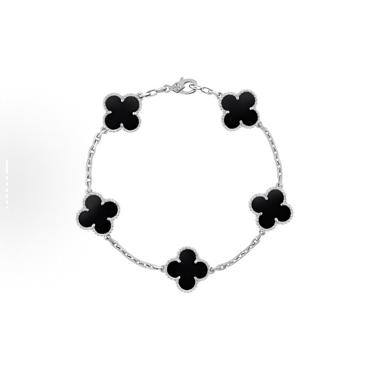 Four-leaf clover bracelet