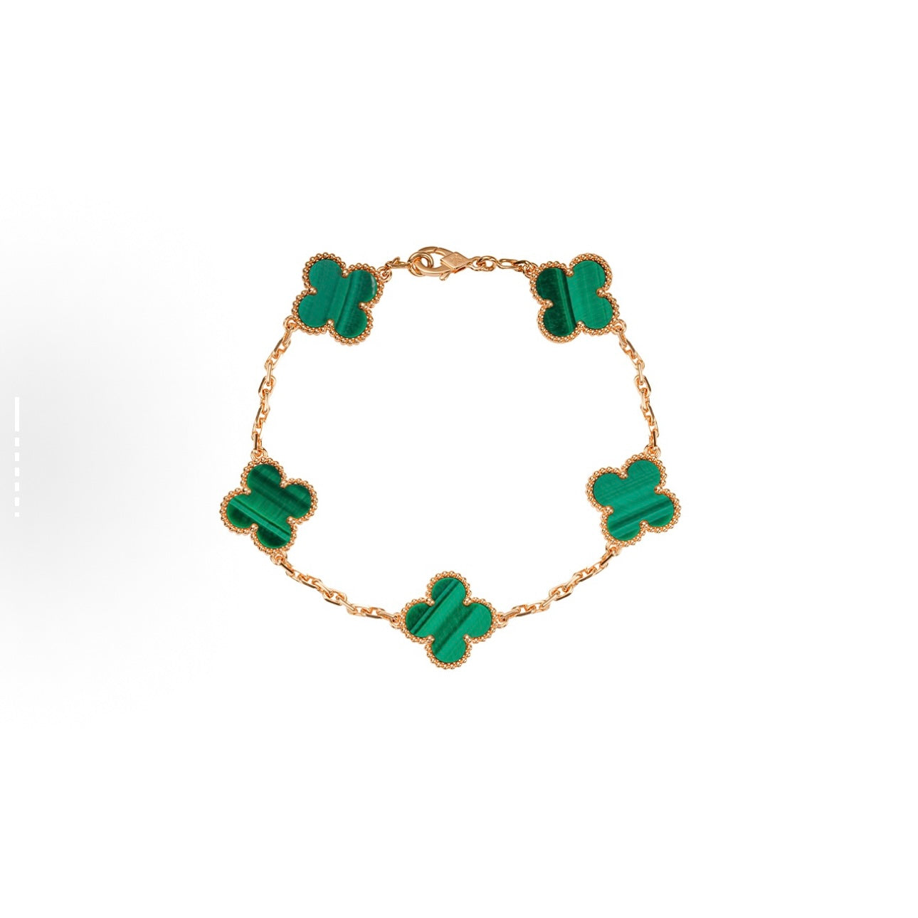 Four-leaf clover bracelet