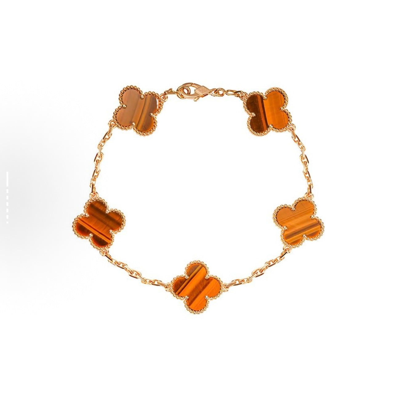 Four-leaf clover bracelet