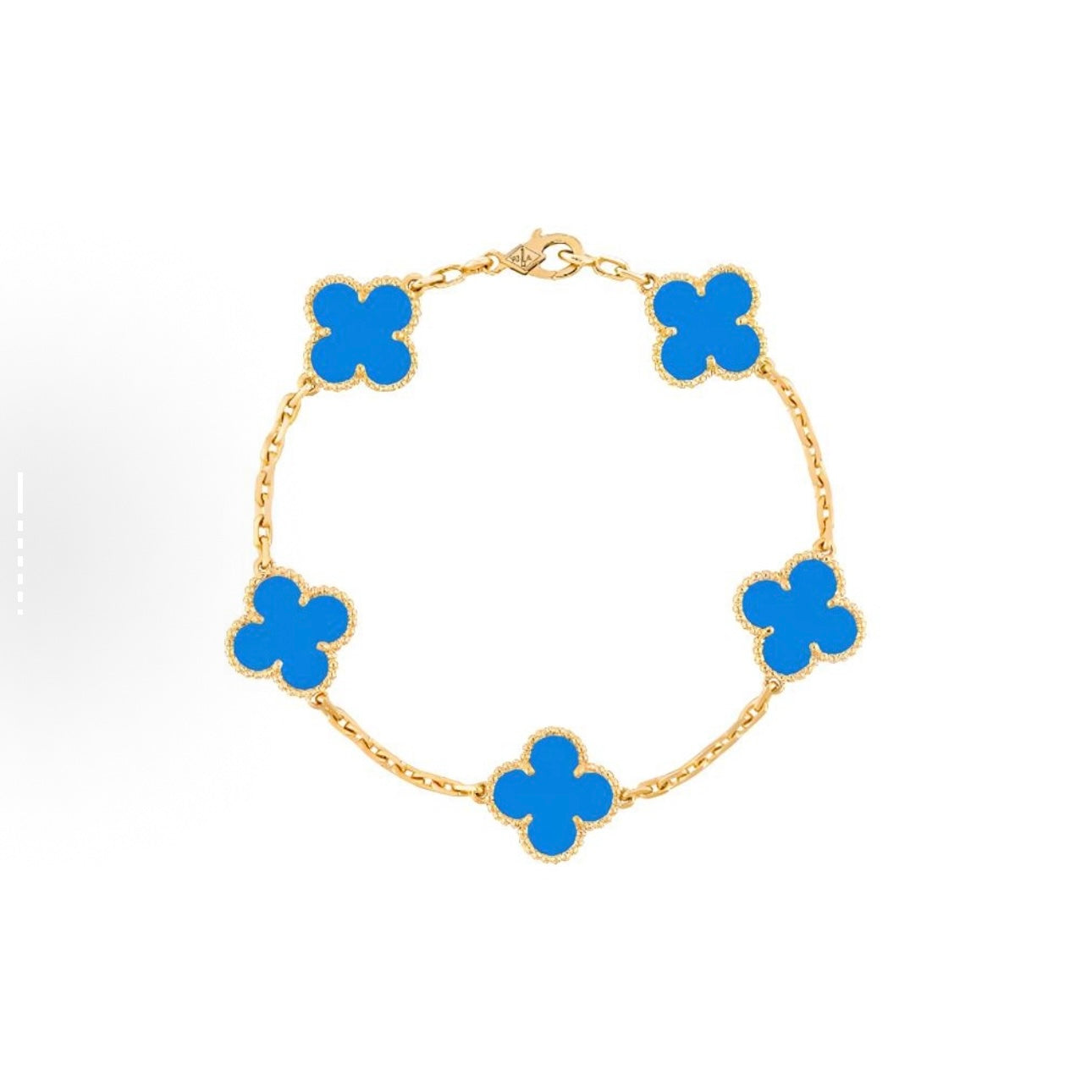 Four-leaf clover bracelet