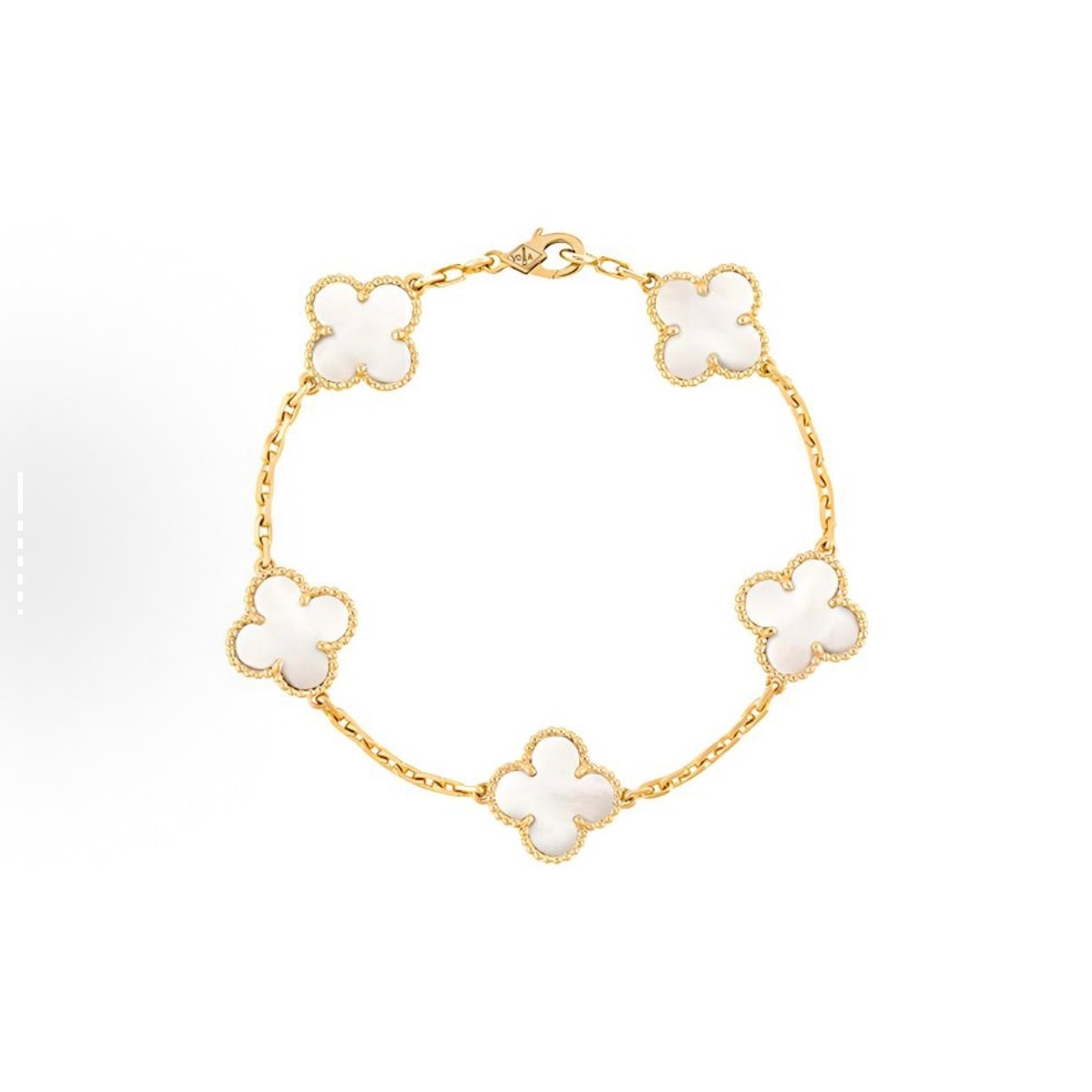 Four-leaf clover bracelet