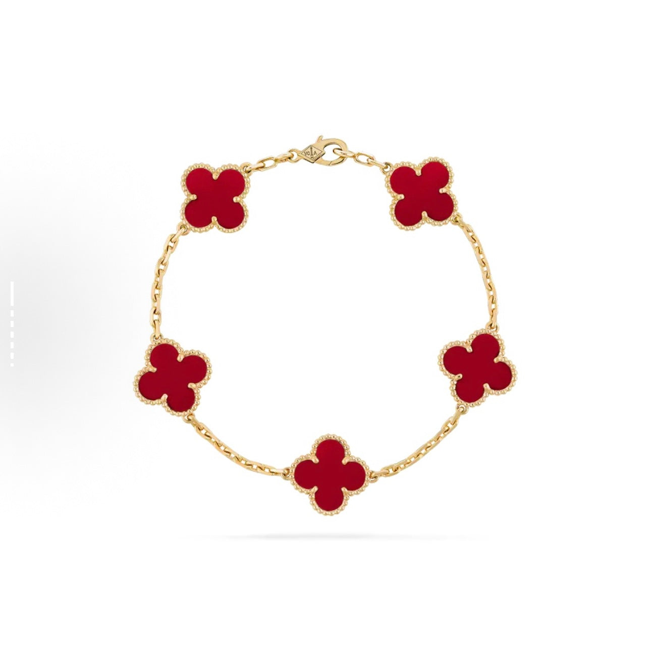Four-leaf clover bracelet