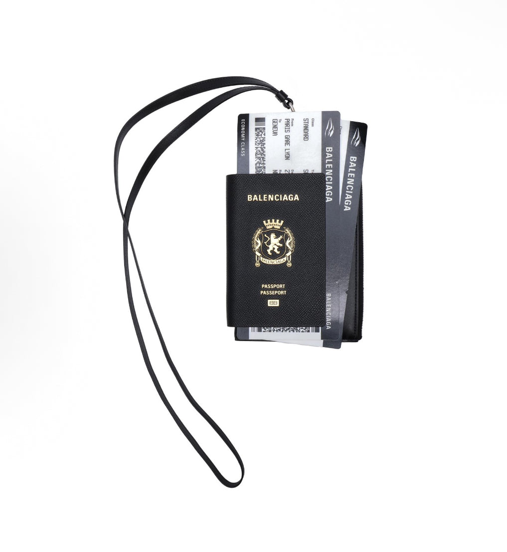 BLCG Passport holder with cord