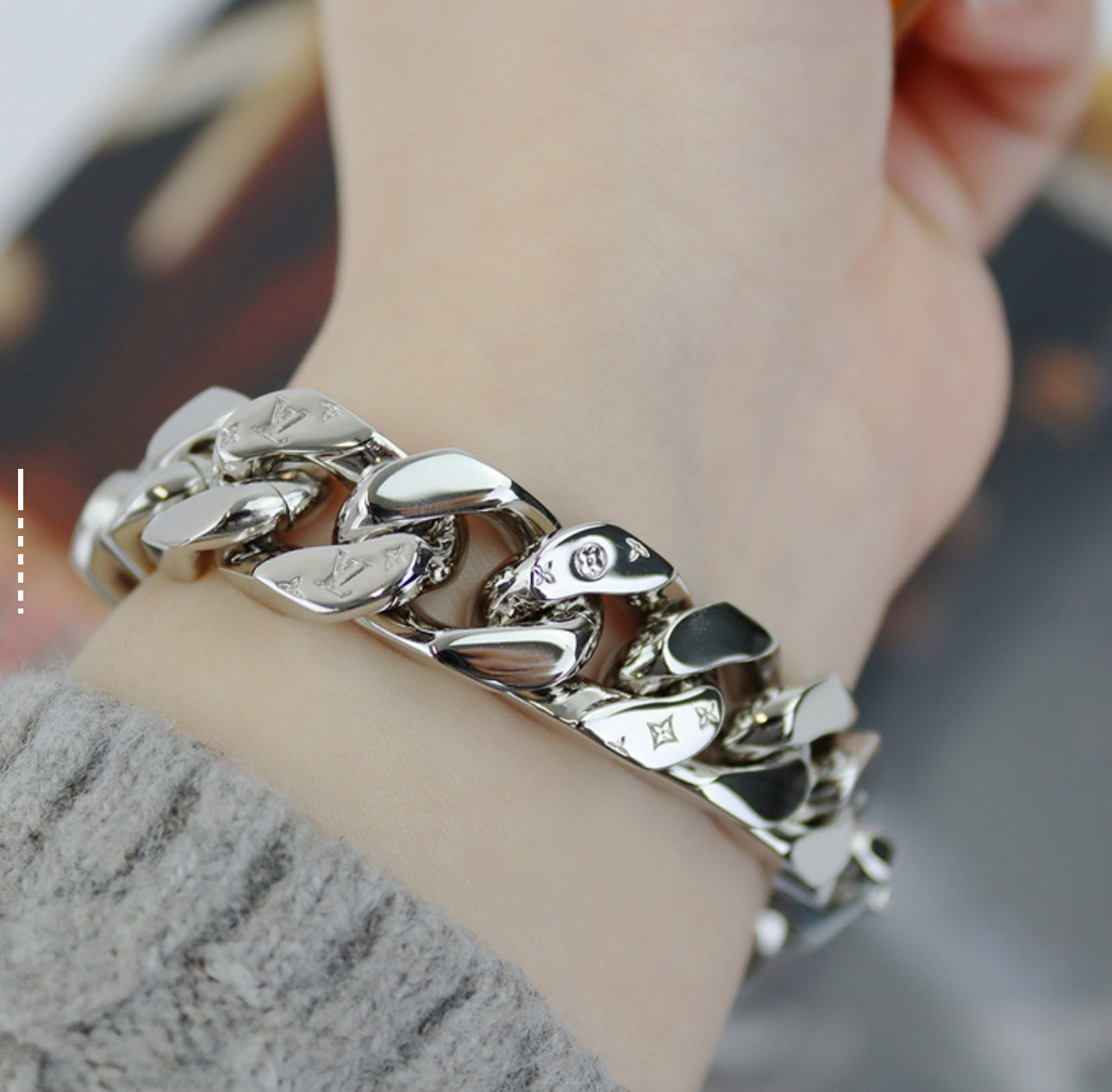 1V Cuban Bracelet Classic Color