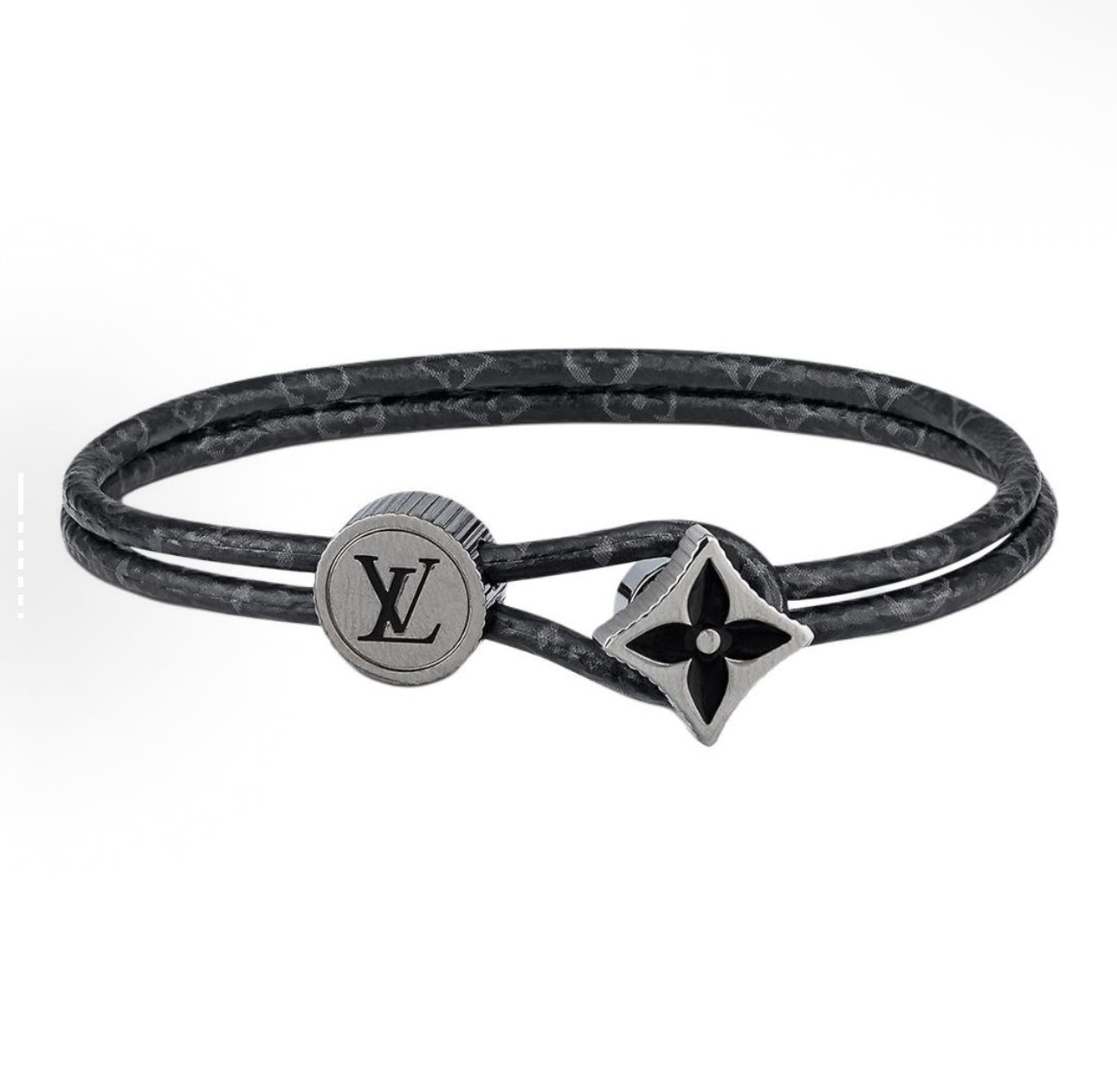 1V black and gray hand strap