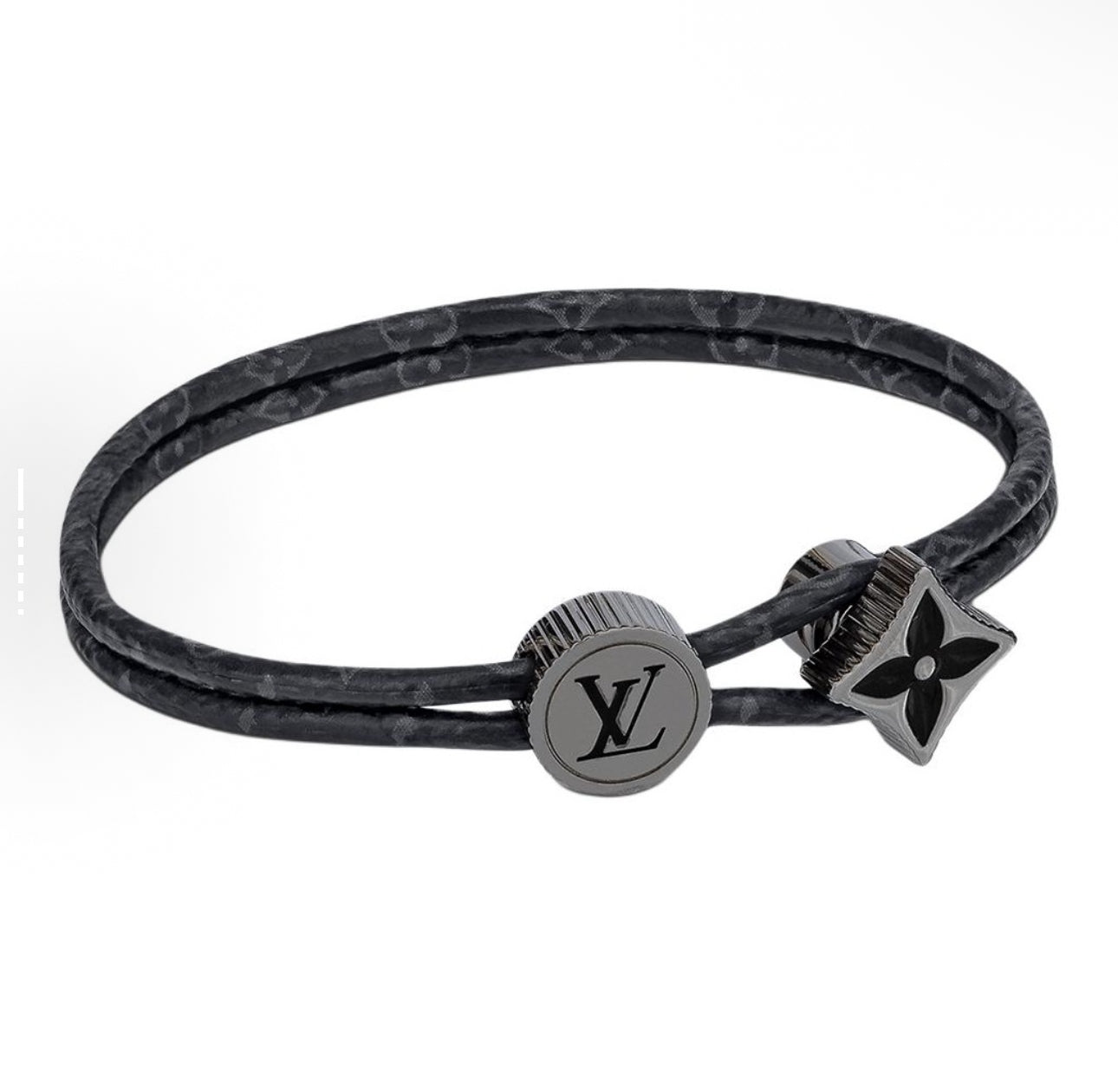 1V black and gray hand strap
