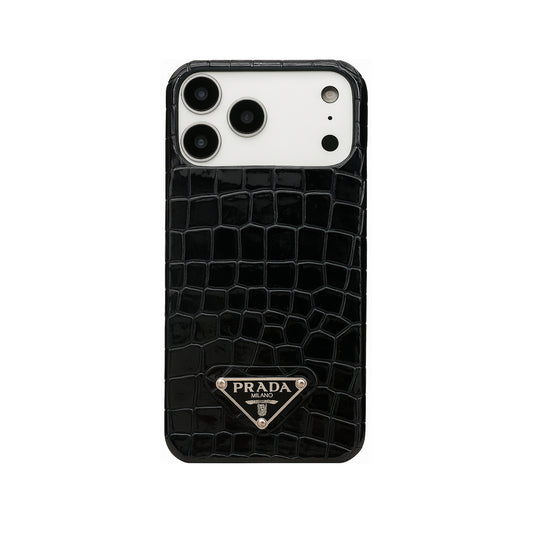 PLD Crocodile Leather Phone Case