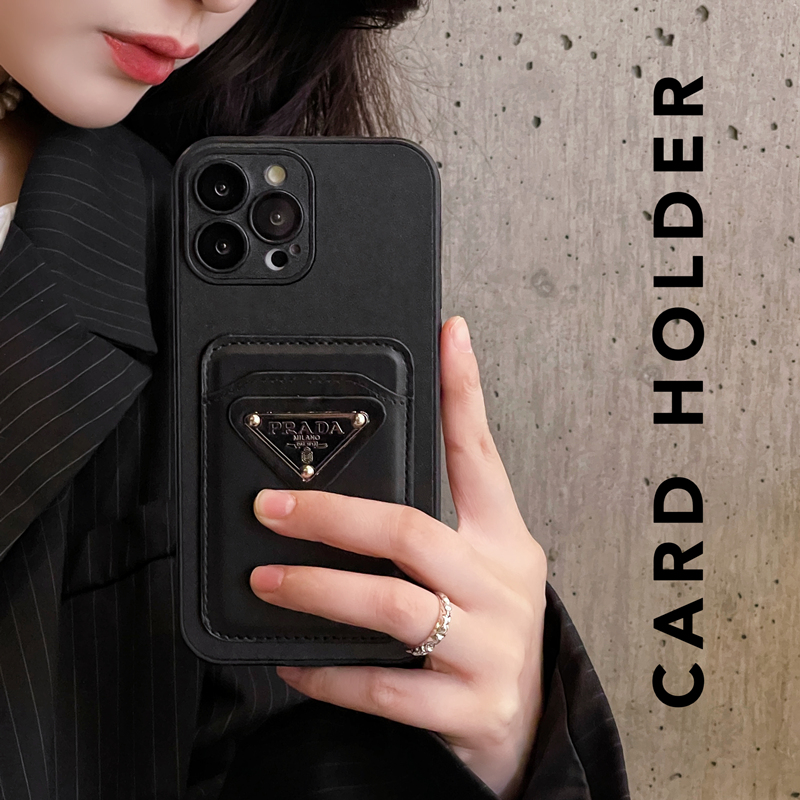 PLA Apple Card wrapped leather phone case