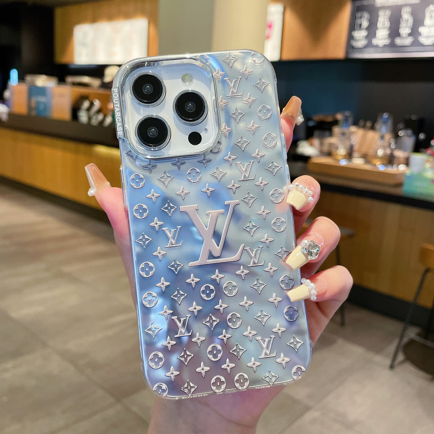 1V Apple Laser style phone case