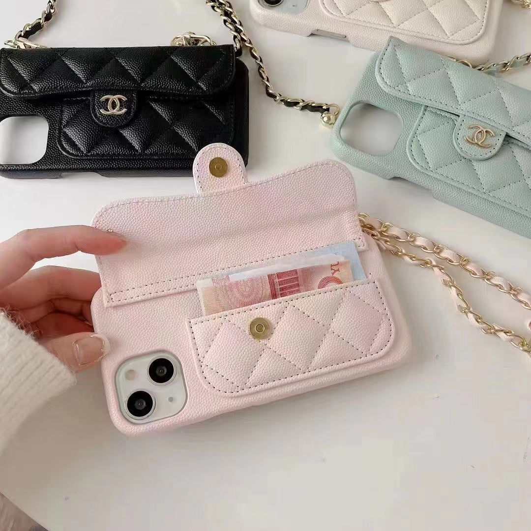 XNE Apple CF Card case with chain crossbody