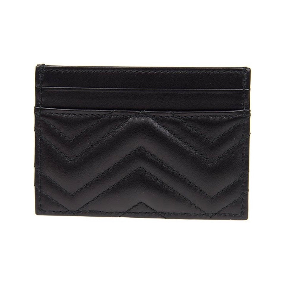 GG Card Bag -Black cowhide