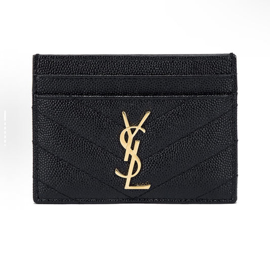 YSL card bag